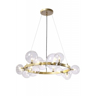 Люстра Crystal Lux AGATA SP15 V2 GOLD/TRANSPARENTE-foto3