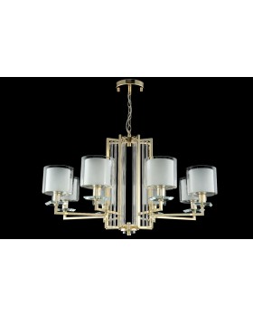 Люстра Crystal Lux NICOLAS SP-PL8 GOLD/WHITE-foto3