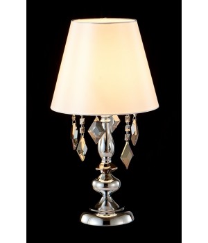 Настольная лампа Crystal Lux MERCEDES LG1 CHROME/SMOKE-foto2