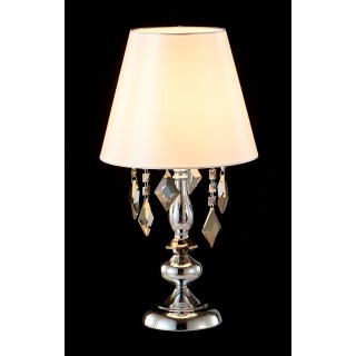 Настольная лампа Crystal Lux MERCEDES LG1 CHROME/SMOKE-foto2