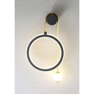 Бра Crystal Lux CORIDA AP25W LED BLACK/GOLD-foto6