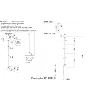 Декоративное кольцо Crystal Lux CLT 060_02 BL-SH-foto2