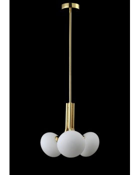 Светильник подвесной Crystal Lux ALICIA SP3 GOLD/WHITE-foto4