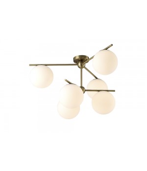 Люстра Crystal Lux FELIZ SP-PL6 BRONZE/WHITE-foto2