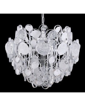 Светильник подвесной Crystal Lux DESEO SP6 D460 SILVER-foto3