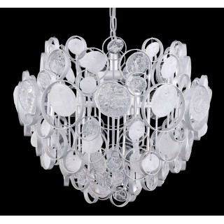Светильник подвесной Crystal Lux DESEO SP6 D460 SILVER-foto3