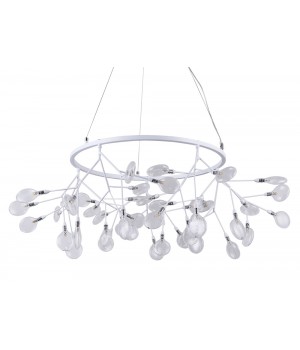 Светильник подвесной Crystal Lux EVITA SP45 D WHITE/TRANSPARENT-foto3