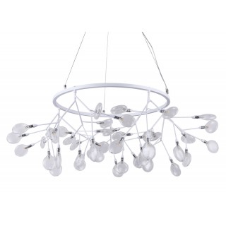 Светильник подвесной Crystal Lux EVITA SP45 D WHITE/TRANSPARENT-foto3