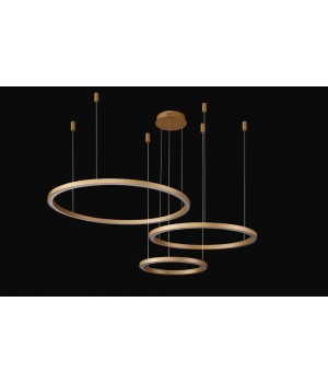 Люстра Crystal Lux FORTUNA SP158W LED D400+600+800 GOLD-foto3