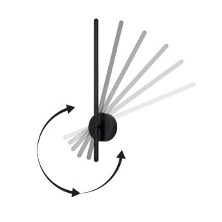 Поворотный настенный светильник Crystal Lux VERDE AP L500 BLACK-foto4