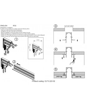 Внутренний соединитель угловой для встраиваемого магнитного шинопровода Crystal Lux CLT 0.223 02 BL-foto2