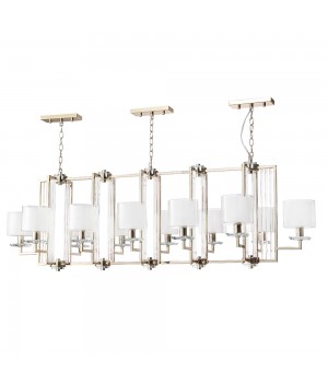 Люстры Crystal Lux NICOLAS SP12 L1600 GOLD/WHITE-foto2