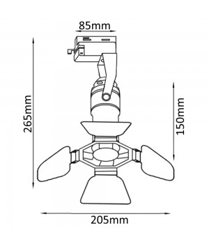 Cветильник трековый однофазный Crystal Lux CLT 0.31 003 WH-foto2