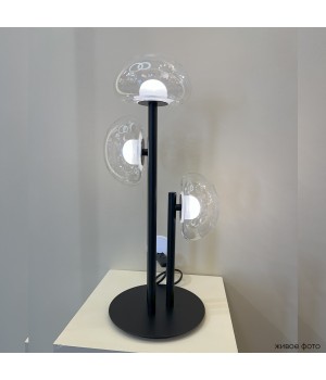 Настольная лампа Crystal Lux BOSQUE LG3 BLACK/TRANSPARENT-foto7