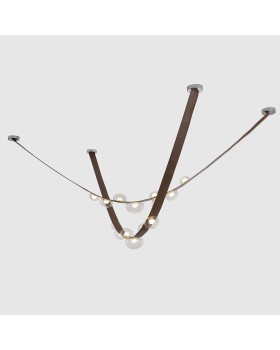 Светильник подвесной Crystal Lux BOSQUE SP7 L3000 BROWN/TRANSPARENT-foto4