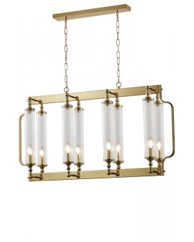 Люстра Crystal Lux TOMAS SP8 L1000 BRASS