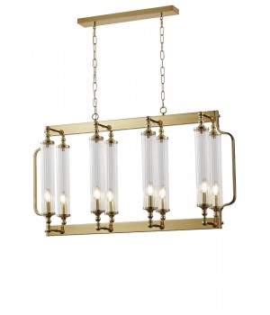 Люстра Crystal Lux TOMAS SP8 L1000 BRASS