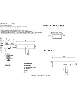 Бра Crystal Lux CLT 215W BL-foto7