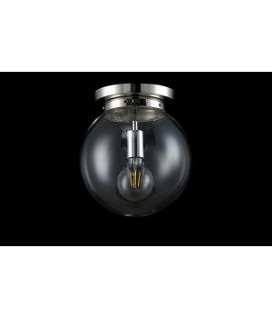 Светильник потолочный Crystal Lux MARIO PL1 D250 NICKEL/TRANSPARENTE-foto3