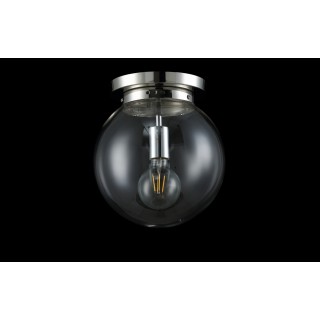 Светильник потолочный Crystal Lux MARIO PL1 D250 NICKEL/TRANSPARENTE-foto3