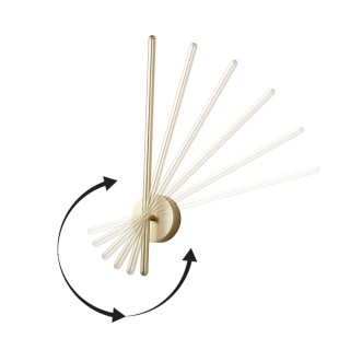 Поворотный настенный светильник Crystal Lux VERDE AP L700 GOLD-foto2