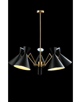 Люстра Crystal Lux JOVEN SP5 GOLD/BLACK-foto2