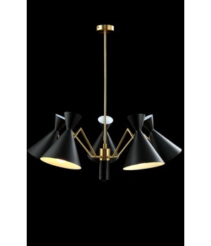 Люстра Crystal Lux JOVEN SP5 GOLD/BLACK-foto2