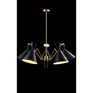 Люстра Crystal Lux JOVEN SP5 GOLD/BLACK-foto2