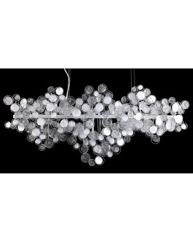 Светильник подвесной Crystal Lux DESEO SP15 L1400 SILVER-foto3