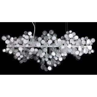 Светильник подвесной Crystal Lux DESEO SP15 L1400 SILVER-foto3