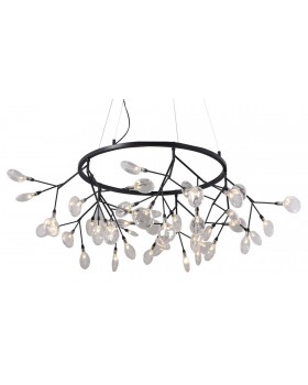 Светильник подвесной Crystal Lux EVITA SP45 D BLACK/TRANSPARENT-foto2