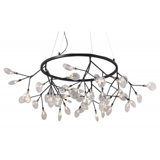 Светильник подвесной Crystal Lux EVITA SP45 D BLACK/TRANSPARENT-foto2