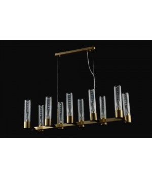 Люстра Crystal Lux OTONO SP10 L980 BRASS/TRANSPARENTE-foto3