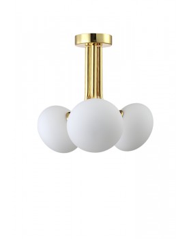 Светильник подвесной Crystal Lux ALICIA SP3 GOLD/WHITE-foto2