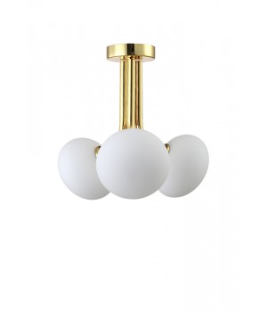 Светильник подвесной Crystal Lux ALICIA SP3 GOLD/WHITE-foto2