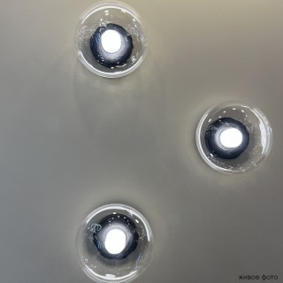 Бра Crystal Lux BOSQUE AP1 BLACK/TRANSPARENT-foto2