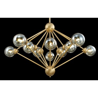 Люстра Crystal Lux FRANCISCA SP10 GOLD/COGNAC-foto3