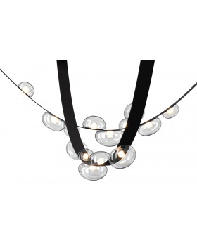 Светильник подвесной Crystal Lux BOSQUE SP7 L3000 BLACK/TRANSPARENT-foto4