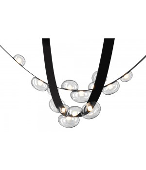 Светильник подвесной Crystal Lux BOSQUE SP7 L3000 BLACK/TRANSPARENT-foto4