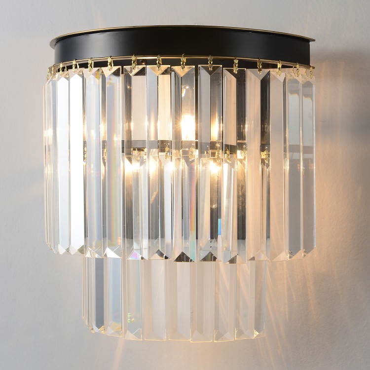 Бра Crystal Lux MAXIME AP2 BLACK Бра Crystal Lux MAXIME AP2 BLACK