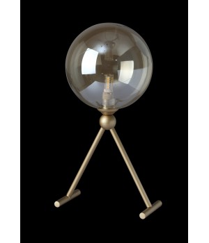 Настольная лампа Crystal Lux FRANCISCA LG1 GOLD/COGNAC-foto3