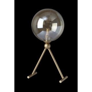 Настольная лампа Crystal Lux FRANCISCA LG1 GOLD/COGNAC-foto3