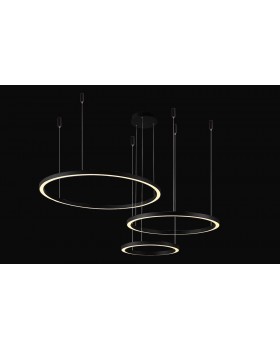 Люстра Crystal Lux FORTUNA SP158W LED D400+600+800 BLACK-foto3