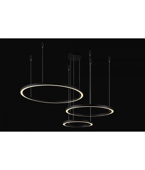 Люстра Crystal Lux FORTUNA SP158W LED D400+600+800 BLACK-foto3