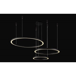 Люстра Crystal Lux FORTUNA SP158W LED D400+600+800 BLACK-foto3