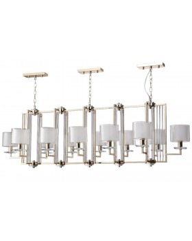 Люстры Crystal Lux NICOLAS SP12 L1600 GOLD/WHITE