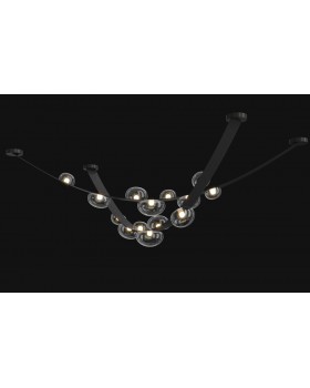 Светильник подвесной Crystal Lux BOSQUE SP7 L3000 BLACK/TRANSPARENT-foto5