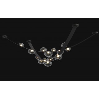 Светильник подвесной Crystal Lux BOSQUE SP7 L3000 BLACK/TRANSPARENT-foto5