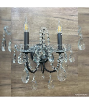 Бра Crystal Lux ODELIS AP2 BROWN-foto3