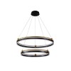 Люстра Crystal Lux FERNANDO SP123W LED D600+800 BLACK/GOLD